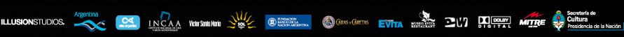Illusion, Marca pas, Cine Arg, INCAA, VSM, Sol Prod, Bco Nacin, Caras y Caretas, Mueso Evita, Resto Museo Evita, PW, Cinecolor, Dolby